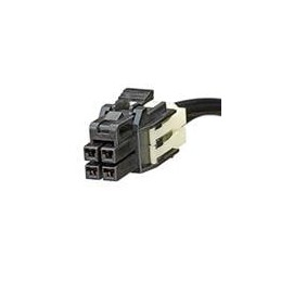 1 pcs : 45130-0401 - Rectangular Cable Assemblies Nano-Fit 4CKT CBL ASSY DR 150MM BLK