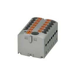 1 pcs : 3273482 - DIN Rail Terminal Blocks PTFIX 6/12X2,5-G GY 2.5mm2 w/6mm2 feedin