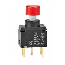 1 pcs : GB15AP-XC - Pushbutton Switches SPDT MOM .130 GB SERIES