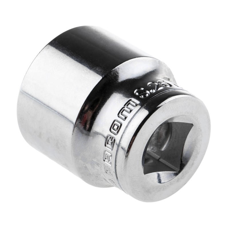 1 pcs - Facom 1/2 in Drive 26mm Standard Socket, 12 point, 38 mm Overall Length