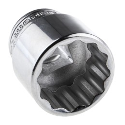 1 pcs - Facom 1/2 in Drive 26mm Standard Socket, 12 point, 38 mm Overall Length