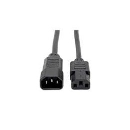 1 pcs : P004-002 - AC Power Leads 18AWG SJT 100-250V 10A PWR EXT 2'