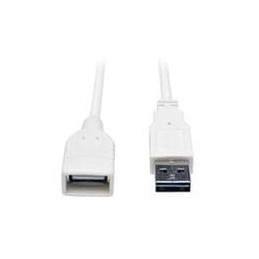 1 pcs : UR024-010-WH - USB Cables / IEEE 1394 Cables 10FT REV WH A-M/A-F USB CBL