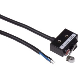 20 pcs - Saia-Burgess Long Roller Lever Micro Switch, Pre-wired Terminal, 10 A @ 250 V ac, SPDT, IP67