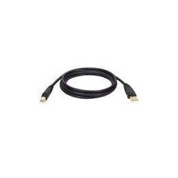 1 pcs : U022-010 - USB Cables / IEEE 1394 Cables 10' USB 2.0 GOLD A/B DEVICE CABLE