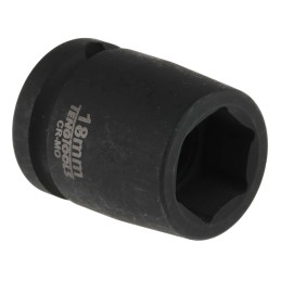 1 pcs - Teng Tools 18mm, 1/2 in Drive Impact Socket Hexagon, 30 mm length