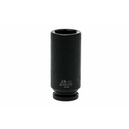 1 pcs - Teng Tools 24mm, 1/2 in Drive Impact Socket Hexagon, 35 mm length