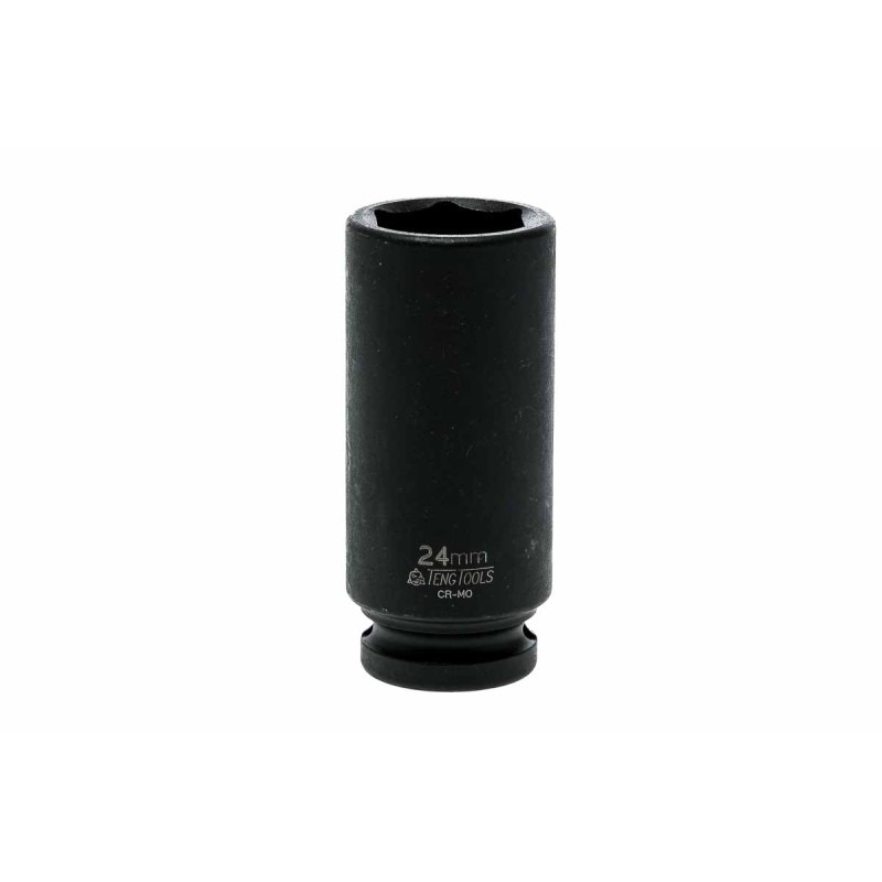 1 pcs - Teng Tools 24mm, 1/2 in Drive Impact Socket Hexagon, 35 mm length