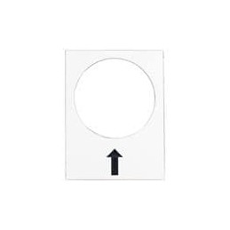 1 pcs : ZB2BY4907 - Switch Fixings NAMEPLATE (A