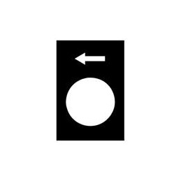 1 pcs : ZB2BY2904 - Switch Fixings LEGEND PLATE