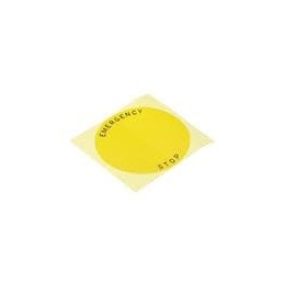 1 pcs : HWAV5F-27 - Emergency Stop Switches / E-Stop Switches Sticker EMERGENCY STOP