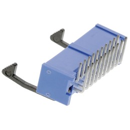 1 pcs - TE Connectivity AMP-LATCH Series Right Angle Through Hole PCB Header, 20 Contact(s), 2.54mm Pitch, 2 Row(s), Shrouded
