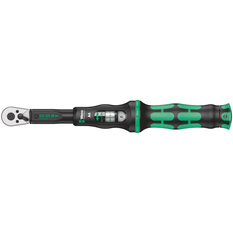 1 pcs - Wera Click-Torque B 1 Click Torque Wrench, 10 - 50Nm, 3/8 in Drive, Square Drive