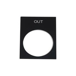 1 pcs : ZB2BY2339 - Switch Fixings NAMEPLATE (O