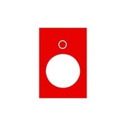 1 pcs : ZB2BY2931 - Switch Fixings NAMEPLATE IN