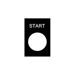 1 pcs : ZB2BY2303 - Switch Fixings LEGEND PLATE