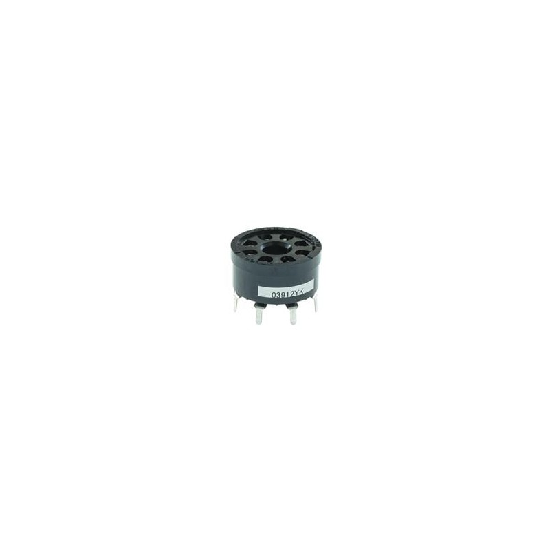 1 pcs : PLE08-0 - Relay Sockets & Fixings DPDT socket for MK