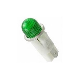 1 pcs : 1092QA5-125VAC - LED Panel Mount Indicators PMI .5in. LED 125V Tab Hi-Dome Green