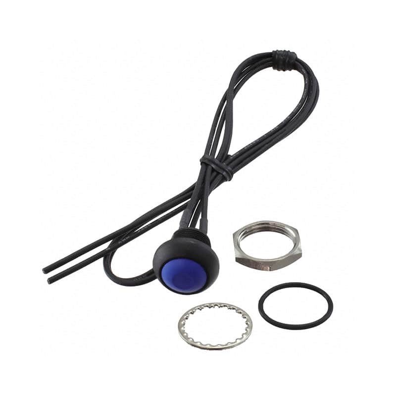 25 pcs - TE Connectivity PB7 Series Push Button Switch, On-(On), Panel Mount, SPST - NC, 50 V dc, 125V ac, IP68