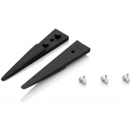 1 pcs - Knipex 40 mm, Carbon Fibre Reinforced Plastic, Smooth, ESD Replaceable Tip Tweezers