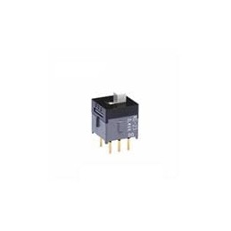 1 pcs : AS23AP - Slide Switches DPDT ON-OFF-ON .098' STRAIGHT
