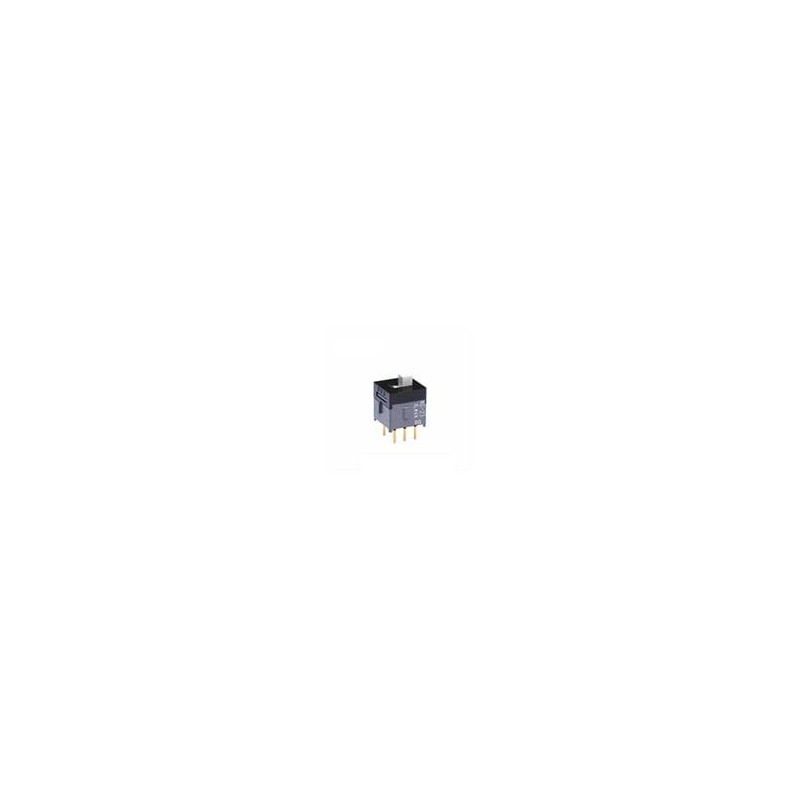 1 pcs : AS23AP - Slide Switches DPDT ON-OFF-ON .098' STRAIGHT