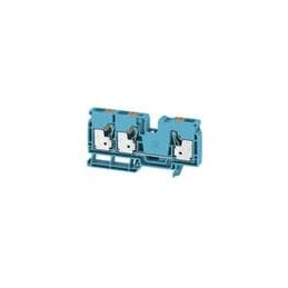 1 pcs : 2490510000 - DIN Rail Terminal Blocks A3C 10 BL