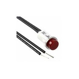 1 pcs : 1050C1 - Panel Mount Indicator Lamps RED DIFFUSED 1/2' MOUNTING HOLE