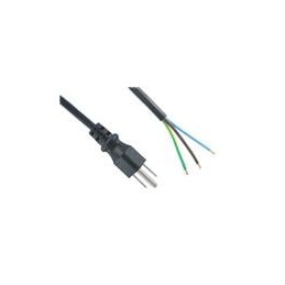 1 pcs : 311013-01 - AC Power Leads SJT, 3X18 BLK 6.56' 125V 10A
