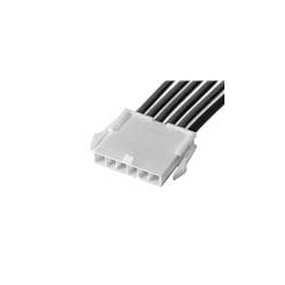 1 pcs : 215322-1061 - Rectangular Cable Assemblies MINIFIT JR SR M-M 6CKT 150MM Sn