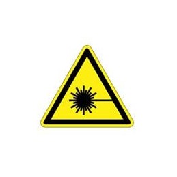 1 pcs : PESW-B-8Y - Labels & Industrial Warning Signs ISO Lbl Vinyl'Laser Beam symbol' 1.