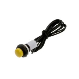 25 pcs - TE Connectivity PB6 Series Push Button Switch, (On)-Off, Panel Mount, SPST - NO, 50 V dc, 125V ac, IP68