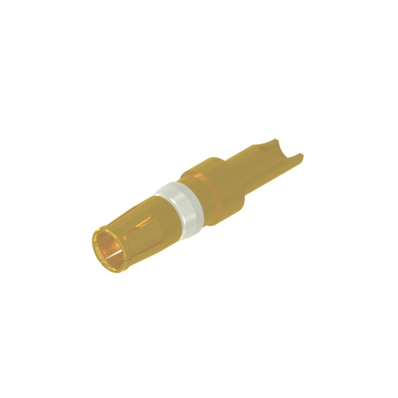 2 pcs - CONEC size 3.6mm Female Solder Cup D-Sub Connector Power Contact, Gold over Nickel Power, 14 - 12 AWG