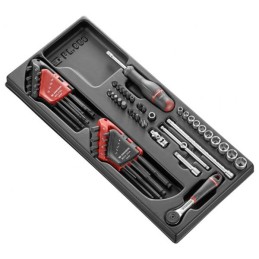 1 pcs - Facom 56 Piece Socket Module Tool Kit with Foam Inlay