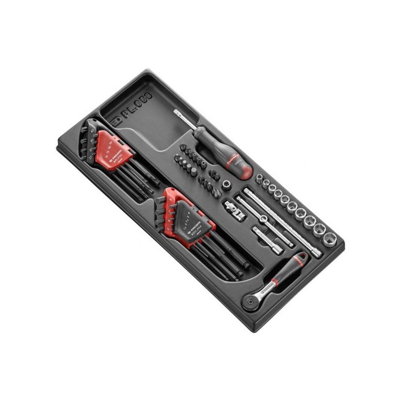 1 pcs - Facom 56 Piece Socket Module Tool Kit with Foam Inlay