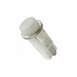 1 pcs : 1050QC4 - Panel Mount Indicator Lamps WHITE DIFFUSED 1/2' MOUNTING HOLE