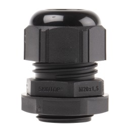 1 Bag of 5 - Lapp SKINTOP Series Black Polyamide Cable Gland, M20 Thread, 6mm Min, 13mm Max, IP66, IP68, IP69