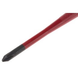 1 pcs - Wiha Phillips Insulated Screwdriver, PH1 Tip, 80 mm Blade, VDE/1000V, 191 mm Overall