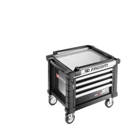 1 pcs - Facom 4 drawer Wheeled Tool Chest x 580mm x 814mm
