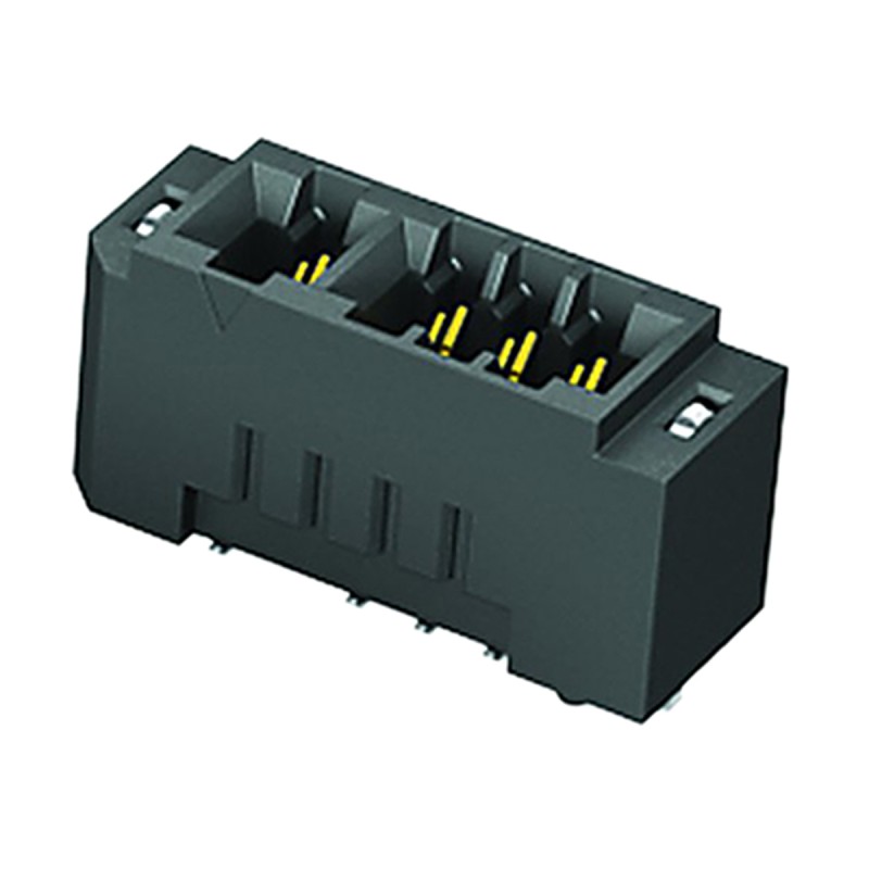 2 pcs - Samtec MEC2 Series Female Edge Connector, Surface Mount, 40-Contacts, 2mm Pitch, 2-Row, Solder Termination