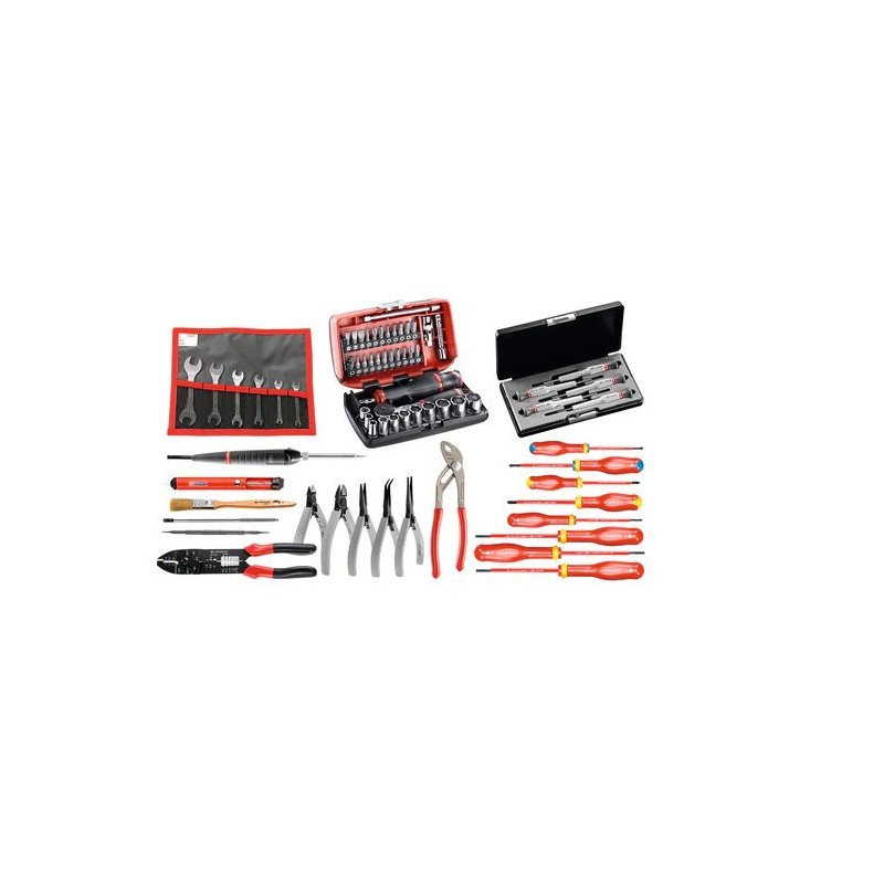 1 pcs - Facom 69 Piece Electricians Tool Kit