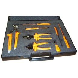 1 pcs - Penta 8 Piece Electricians Tool Kit with Case, VDE Approved