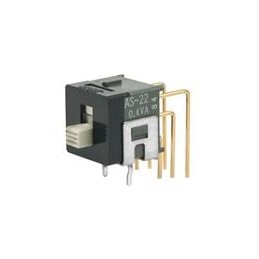 1 pcs : AS22AV - Slide Switches DPDT ON-ON .098' VERT. W/BRACKET