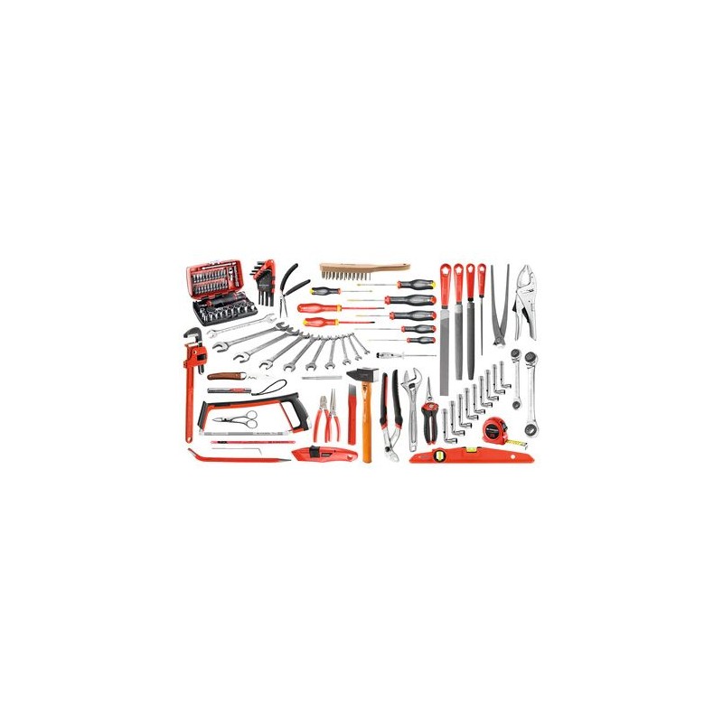 1 pcs - Facom 112 Piece General Services Tool Kit Tool Kit with Bag