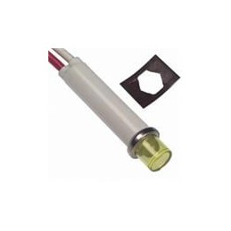 1 pcs : 2191L7-24V - LED Panel Mount Indicators YELLOW DIFFUSED 5/16' MOUNTING HOLE
