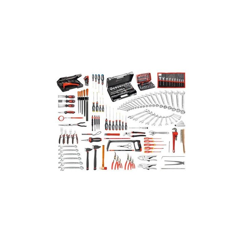 1 pcs - Facom 200 Piece Industrial Maintenance Tool Set Tool Kit