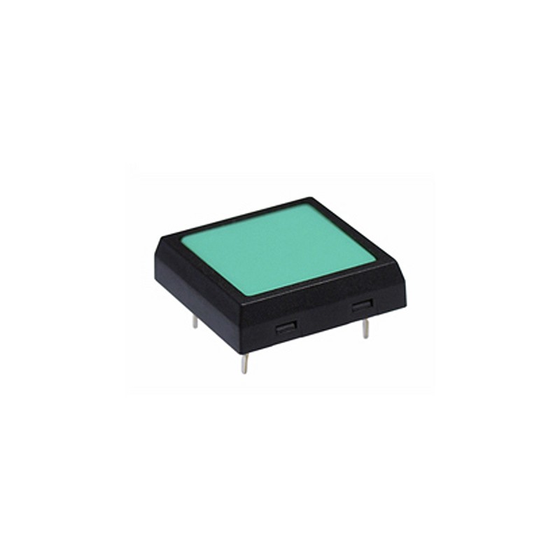5 pcs - Green Short Tactile Switch, SPST 50 mA PCB