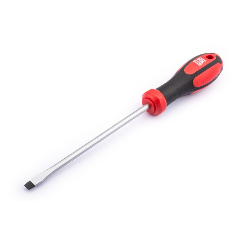1 pcs - RS PRO Slotted Screwdriver, 8 x 1.2 mm Tip, 150 mm Blade, 270 mm Overall