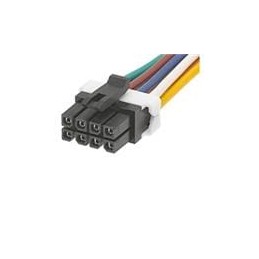 1 pcs : 45132-0801 - Rectangular Cable Assemblies Microfit TPA 8CKT DR CBL ASSY 150MM BLK