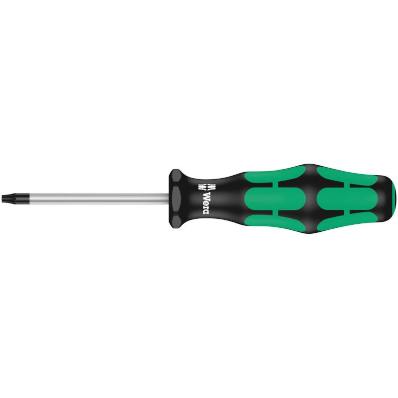 1 pcs - Wera Torx Screwdriver, T9 Tip, 60 mm Blade, 141 mm Overall